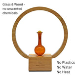 Aroma Diffusers: LUNA (Nebuliser+Ringlight) - Waterless Diffuser | Essential oil Burner | Aromatherapy| Home Fragrance