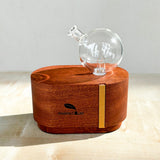 Aroma Diffusers: Portable Mini Orb Diffuser Redwood | Waterless Aroma Diffuser | No Plastics Essential Oil Diffusing