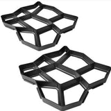 Gardening Accessories: DIY Path Maker Concrete Mould Paver Patio Garden Brick Slab Pavement Cement Mold