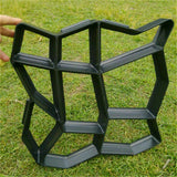 Gardening Accessories: DIY Path Maker Concrete Mould Paver Patio Garden Brick Slab Pavement Cement Mold