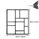 Gardening Accessories: 10Grids Garden Paving Brick Patio Concrete Slabs Maker Path Driveway Stone Mould