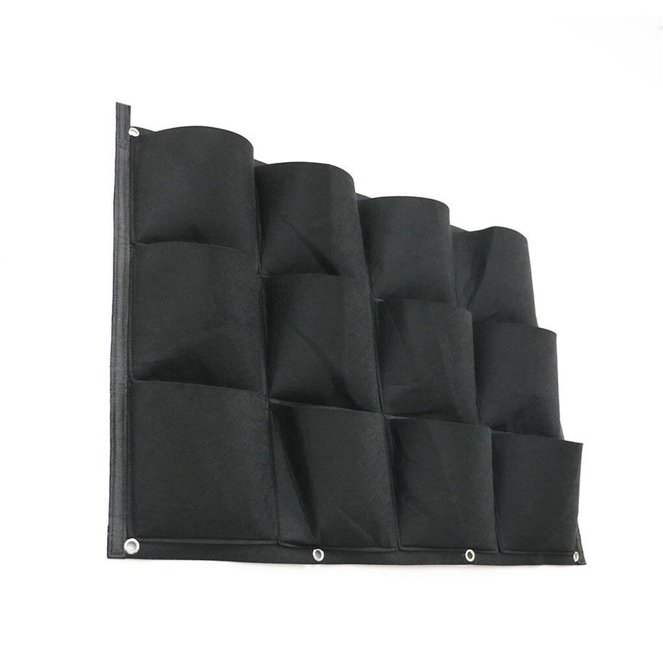 Garden Beds & Planters: 24Pocket Vertical Garden Planter Wall Hanging Herbs Plant Seed Bag Home Decor AU