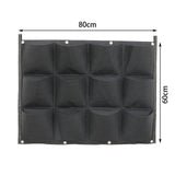 Garden Beds & Planters: 24Pocket Vertical Garden Planter Wall Hanging Herbs Plant Seed Bag Home Decor AU