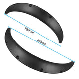 Car Mounts: 4 Pcs Universal Car Fender Flares Flexible Durable Body Wheel Extra Wide Arches