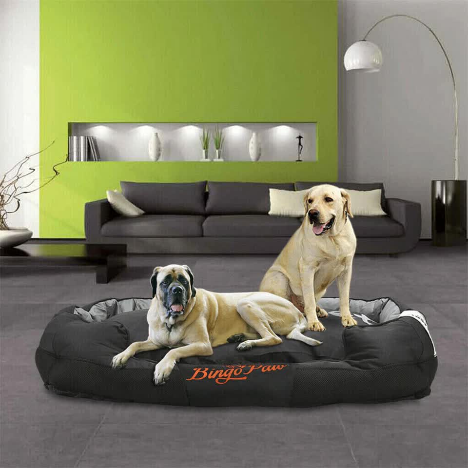 Dog Beds: Thick Orthopedic Pet Bed Water-Resistant Cushion