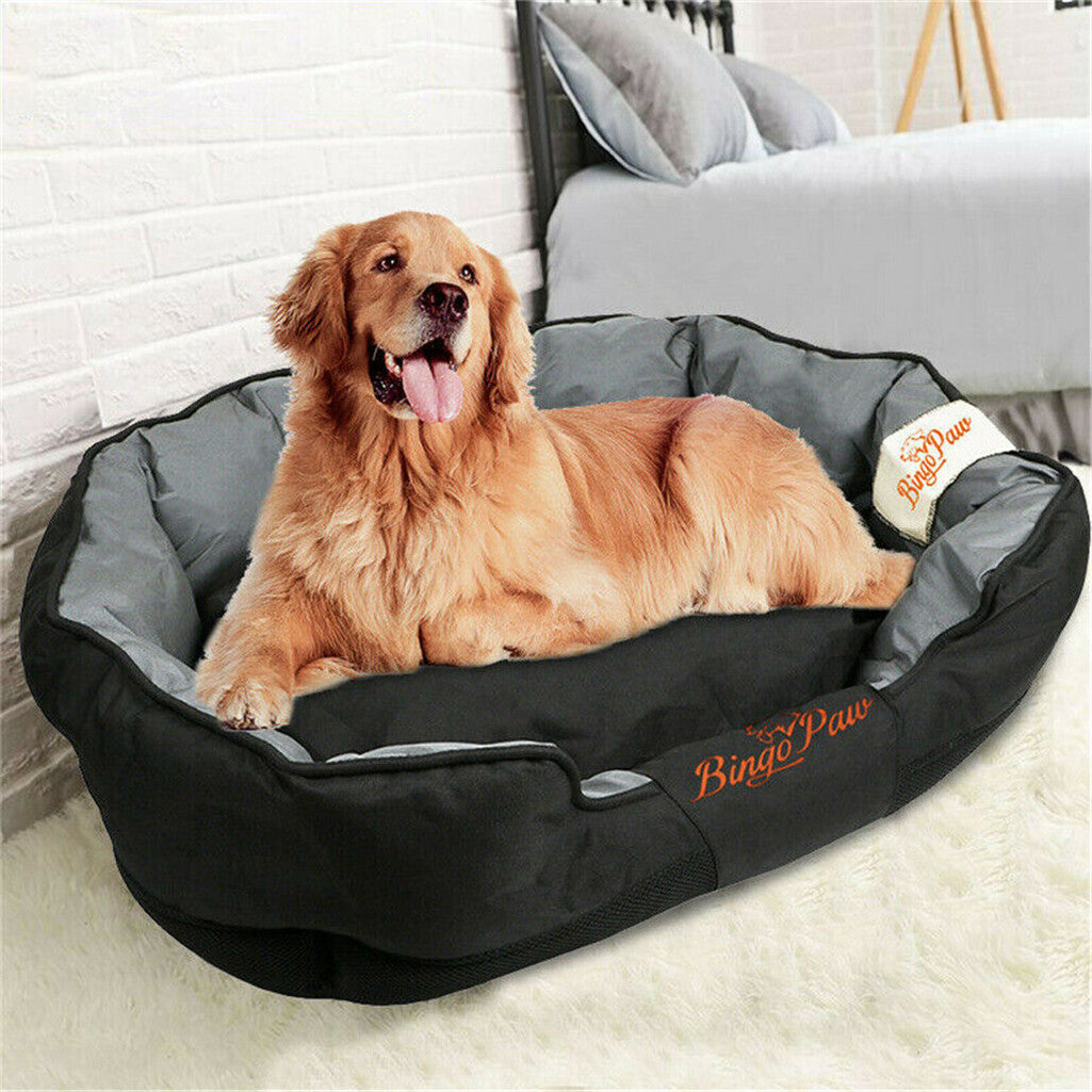 Dog Beds: Thick Orthopedic Pet Bed Water-Resistant Cushion