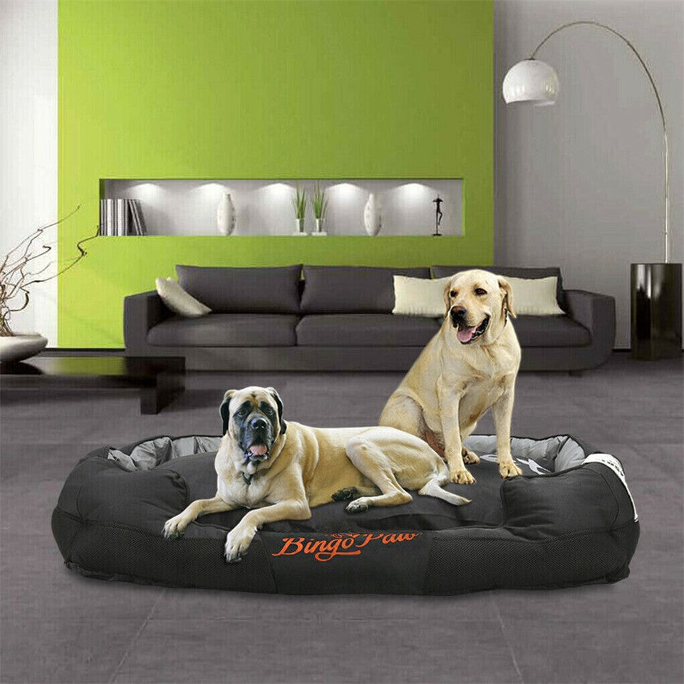 Dog Beds: Thick Orthopedic Pet Bed Water-Resistant Cushion