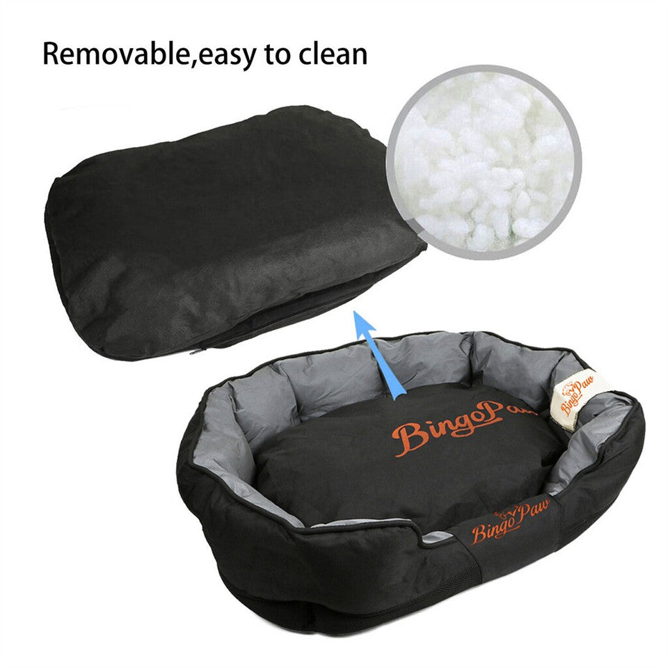 Dog Beds: Thick Orthopedic Pet Bed Water-Resistant Cushion