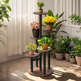 Multi-Tier Flower Plant Stand Industrial Metal Garden Flower Pots Rack AU