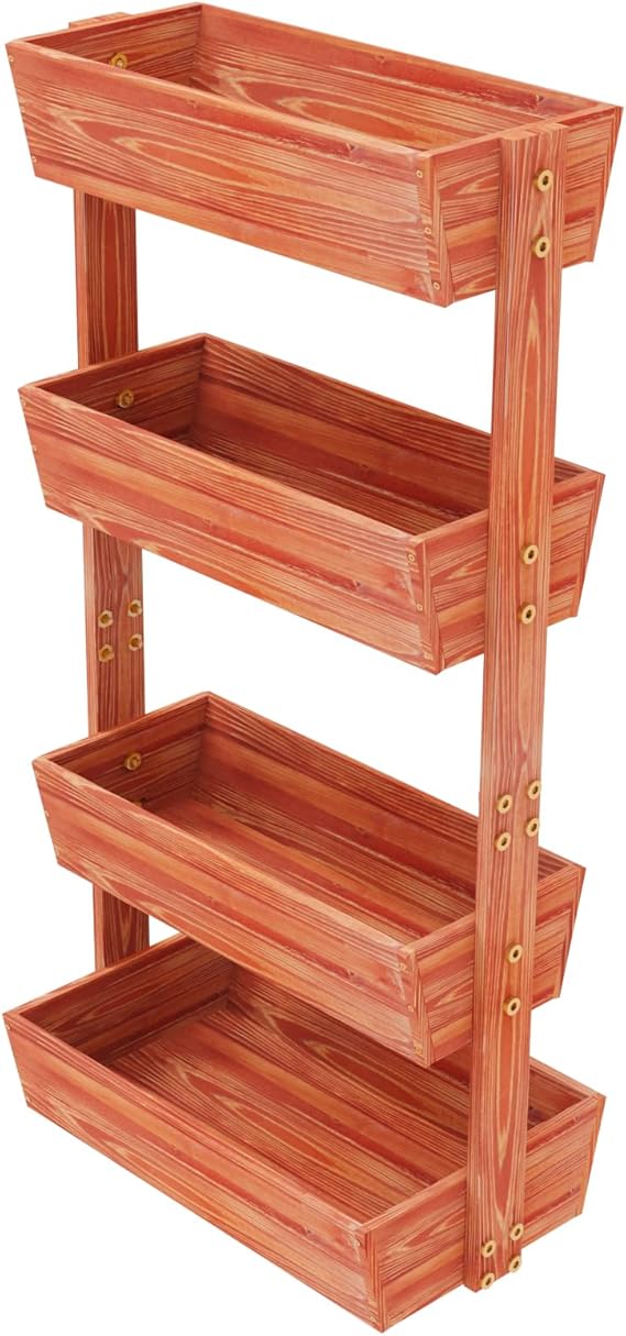 Gardening Accessories: Fin Xxl Super Durable Elevated Planter Freestanding Rotatable Planter Box Garden Bed
