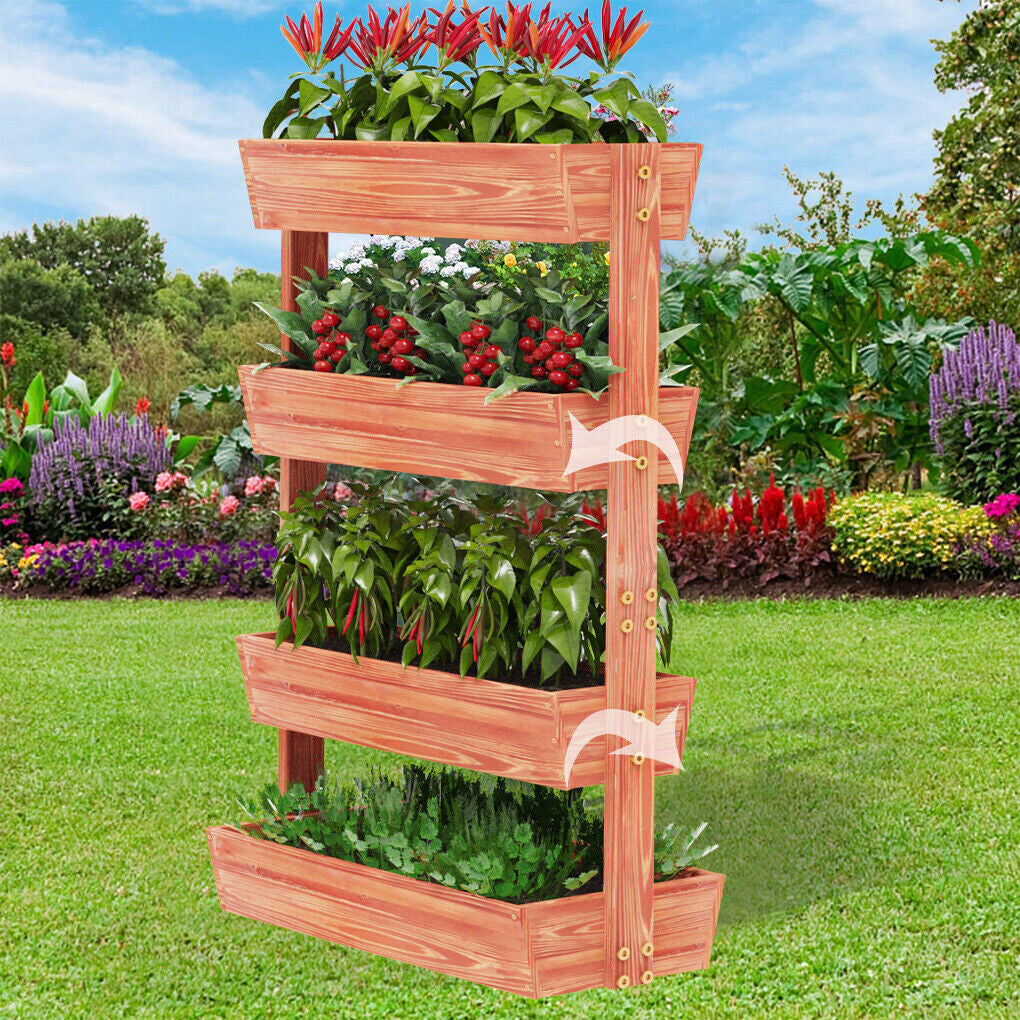 Gardening Accessories: Fin Xxl Super Durable Elevated Planter Freestanding Rotatable Planter Box Garden Bed