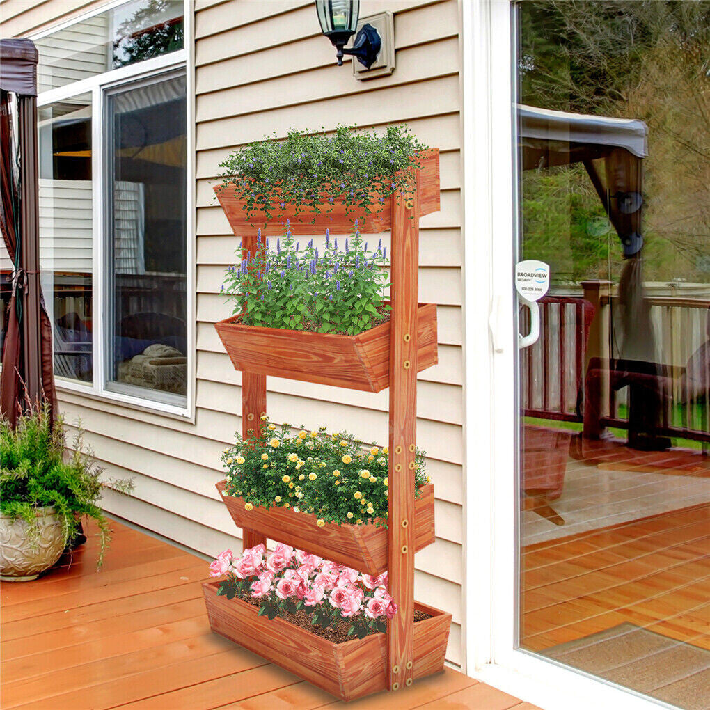 Gardening Accessories: Fin Xxl Super Durable Elevated Planter Freestanding Rotatable Planter Box Garden Bed