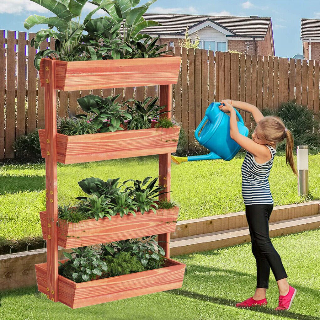 Gardening Accessories: Fin Xxl Super Durable Elevated Planter Freestanding Rotatable Planter Box Garden Bed