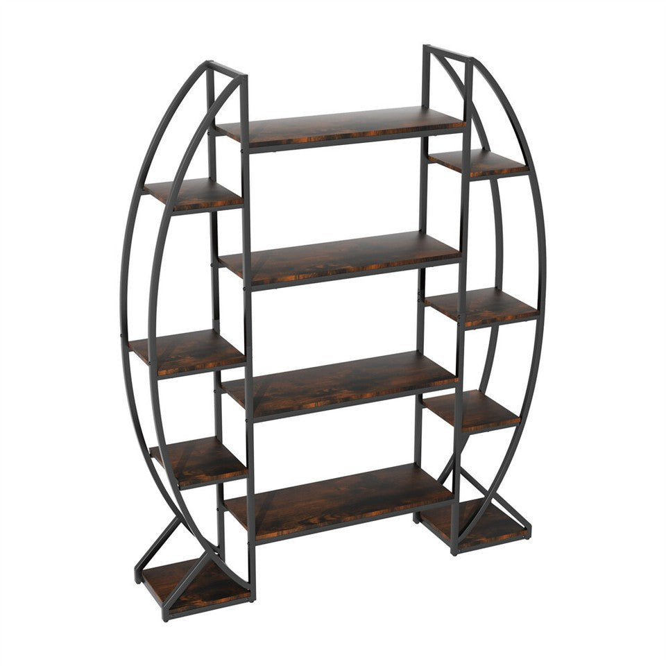 Gardening Accessories: FIN 8Tier Jumbo Plant Stand Vase Shape Flower Bonsai Pot Display Rack Indoor Outdoor