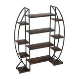 Gardening Accessories: FIN 8Tier Jumbo Plant Stand Vase Shape Flower Bonsai Pot Display Rack Indoor Outdoor