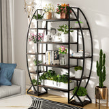 Gardening Accessories: FIN 8Tier Jumbo Plant Stand Vase Shape Flower Bonsai Pot Display Rack Indoor Outdoor