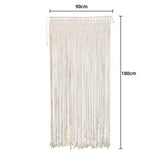 Other Wedding Decorations: Boho Chic Macrame Tapestry Wedding Backdrop Arch Door Window Hanging Curtains