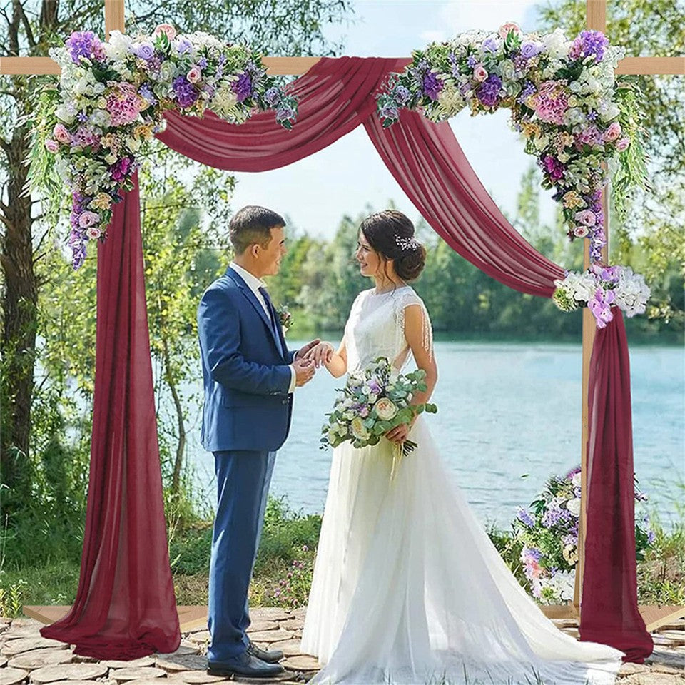 Other Wedding Decorations: Heavy Duty Square Wedding Arch Wooden Backdrop Stand Balloon Floral Arch Frame