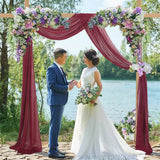 Other Wedding Decorations: Heavy Duty Square Wedding Arch Wooden Backdrop Stand Balloon Floral Arch Frame