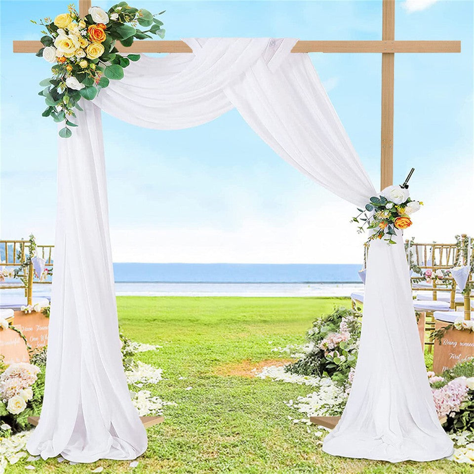 Other Wedding Decorations: Heavy Duty Square Wedding Arch Wooden Backdrop Stand Balloon Floral Arch Frame