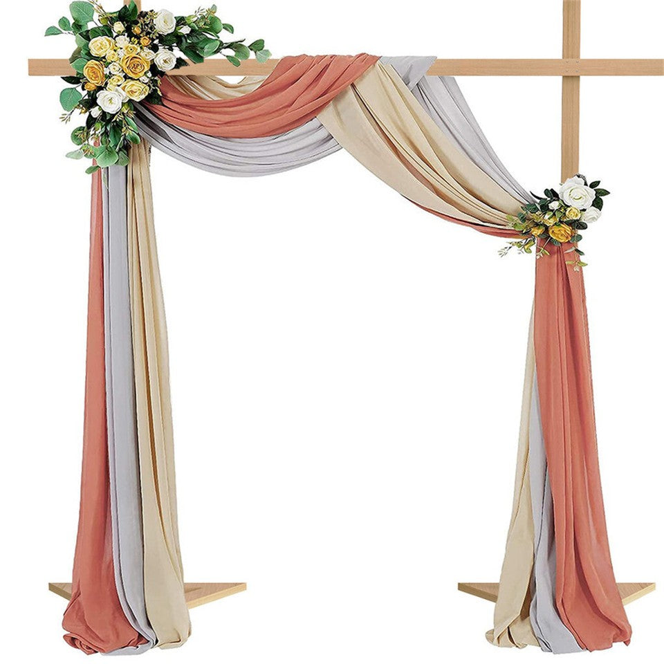Other Wedding Decorations: Heavy Duty Square Wedding Arch Wooden Backdrop Stand Balloon Floral Arch Frame