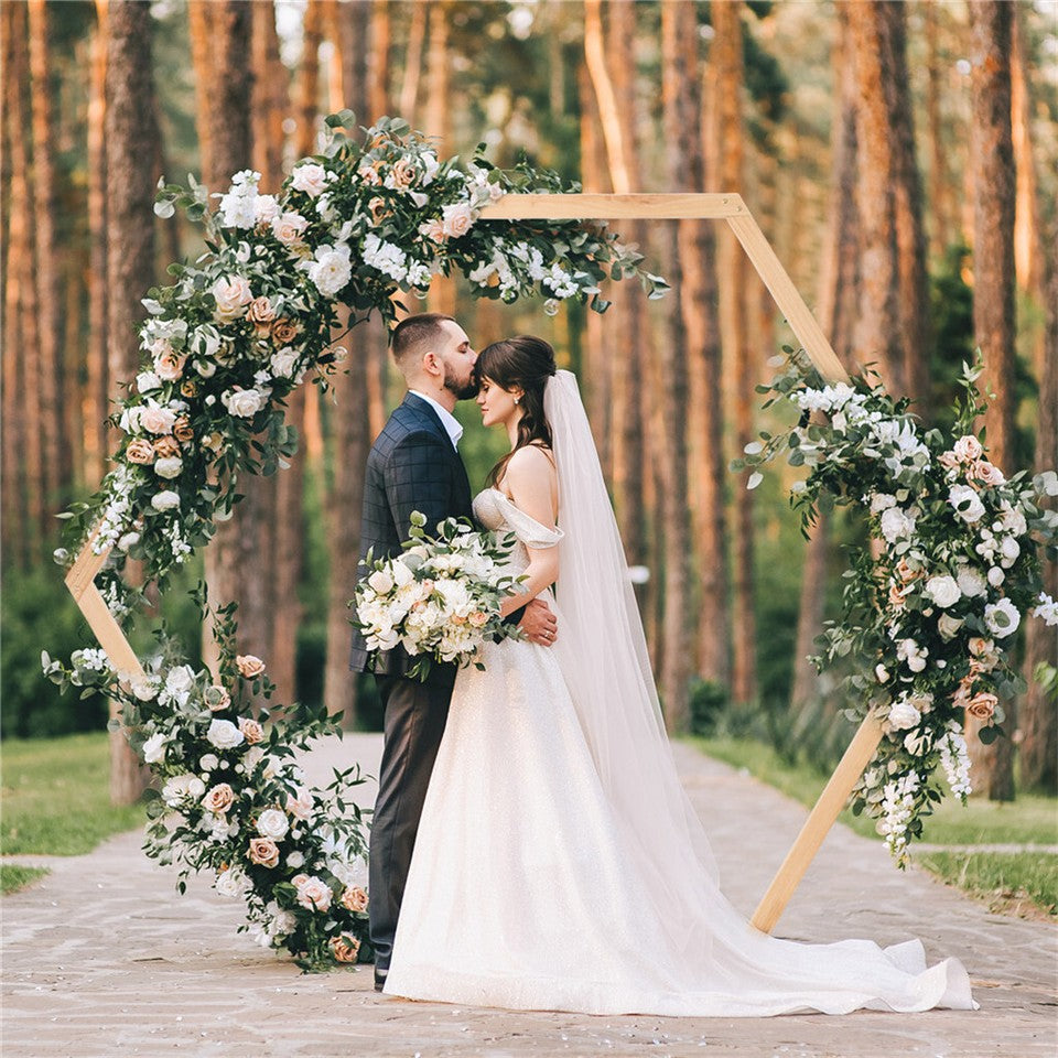 Other Wedding Decorations: Gorgeous Wedding Arbor Wedding Backdrop Stand Wooden Arch f Garden Wedding Party
