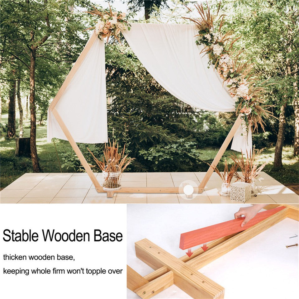 Other Wedding Decorations: Gorgeous Wedding Arbor Wedding Backdrop Stand Wooden Arch f Garden Wedding Party