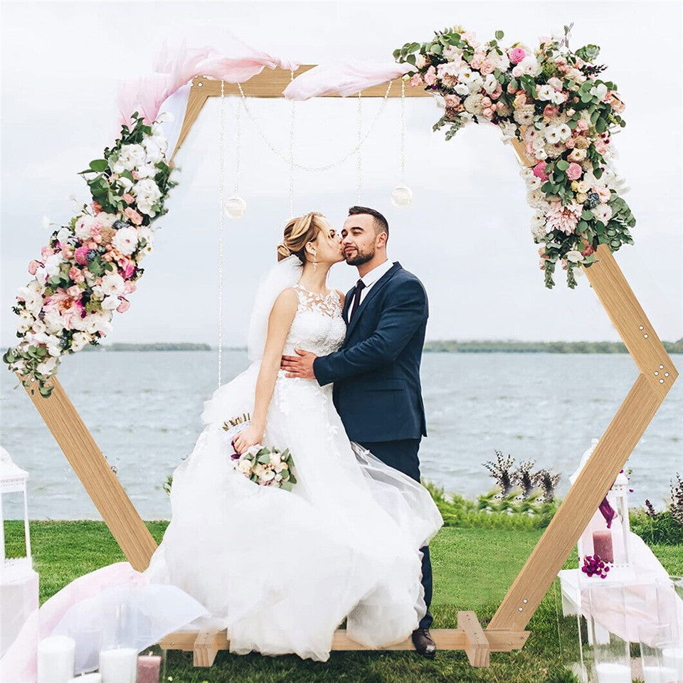 Other Wedding Decorations: Gorgeous Wedding Arbor Wedding Backdrop Stand Wooden Arch f Garden Wedding Party