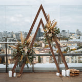 Other Wedding Decorations: Set of 2 Nesting Wood Wedding Arch Huge Decorative Garden Wedding Backdrop Stand