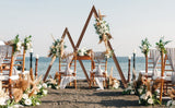 Other Wedding Decorations: Set of 2 Nesting Wood Wedding Arch Huge Decorative Garden Wedding Backdrop Stand