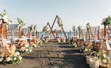 Other Wedding Decorations: Set of 2 Nesting Wood Wedding Arch Huge Decorative Garden Wedding Backdrop Stand