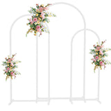 Other Wedding Decorations: Fin Set Of 3 Wedding Arch Balloon Frame Metal Arch Backdrop Stand Birthday Party