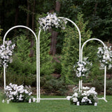 Other Wedding Decorations: Fin Set Of 3 Wedding Arch Balloon Frame Metal Arch Backdrop Stand Birthday Party