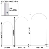 Other Wedding Decorations: Fin Set Of 3 Wedding Arch Balloon Frame Metal Arch Backdrop Stand Birthday Party