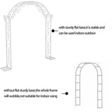 Other Wedding Decorations: Fin Xl Decorative Double Rails Iron Arbor Garden Archway Trellis Metal Wedding Arch