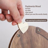 Other Wedding Decorations: Wedding Guest Book Alternative with Stand+Storage Box+88PCS Wooden Hearts+Pens
