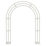 Other Wedding Decorations: Heavy Strong Metal Wedding Arch Garden Arbor Floral Backdrop Stand Indoor Outdoor