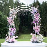 Other Wedding Decorations: Heavy Strong Metal Wedding Arch Garden Arbor Floral Backdrop Stand Indoor Outdoor