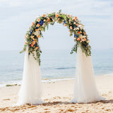 Other Wedding Decorations: Heavy Strong Metal Wedding Arch Garden Arbor Floral Backdrop Stand Indoor Outdoor