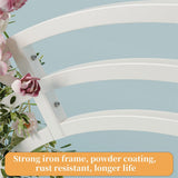 Other Wedding Decorations: Heavy Strong Metal Wedding Arch Garden Arbor Floral Backdrop Stand Indoor Outdoor