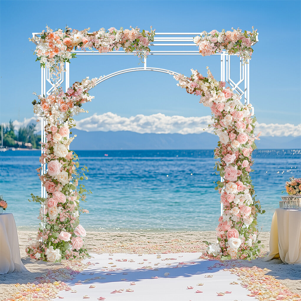 Other Wedding Decorations: Fin 2.5M Oversized Metal Wedding Arch Stand Proposal Birthday Party Banquet Decor