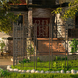 Fence & Gate Accessories: 2pcs Metal Garden Trellis Fence for Climbing Plants and Rose Support