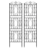 Garden Beds & Planters: Large Metal Garden Trellis for Outdoor Yard & Patio