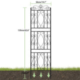 Garden Beds & Planters: Large Metal Garden Trellis for Outdoor Yard & Patio