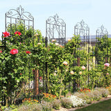 Garden Beds & Planters: Large Metal Garden Trellis for Outdoor Yard & Patio