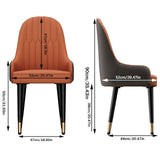 Kitchen & Dining Chairs: 2X Dining Chair Anti-scratch Leather Padded Seat Kitchen Chair