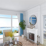 Ultra-modern Round Accent Mirror Venetian Ornate Mirror Decorative Wall Mirror