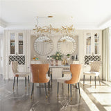 Ultra-modern Round Accent Mirror Venetian Ornate Mirror Decorative Wall Mirror
