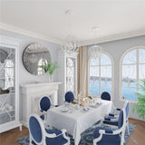 Ultra-modern Round Accent Mirror Venetian Ornate Mirror Decorative Wall Mirror