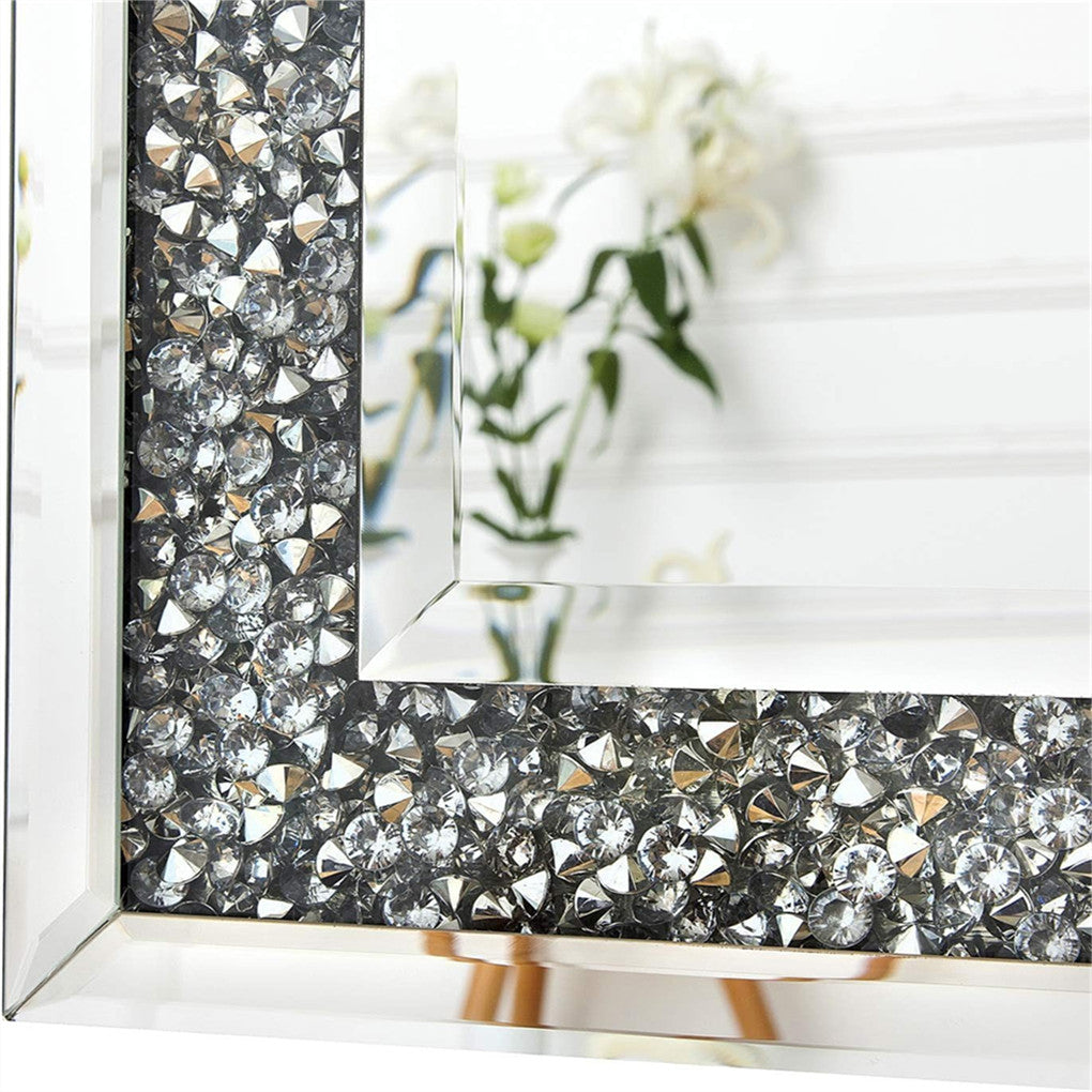 Mirrors: Xxxl Large Gorgeous Diamond Wall Mirror Crushed Crystal Long Full Length Mirror